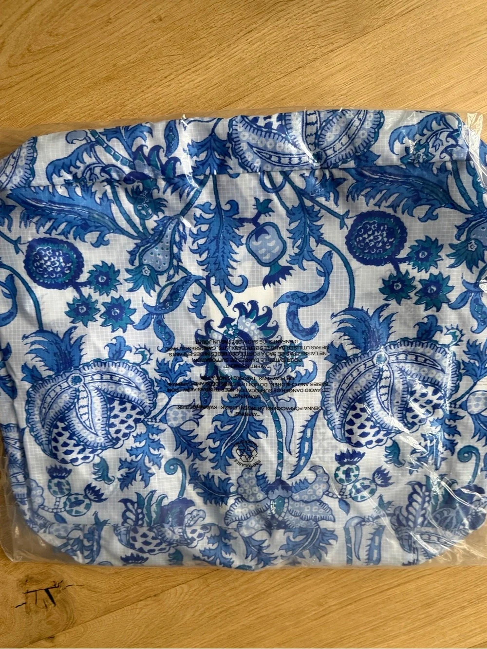 NWT Roller Rabbit Amanda Packing Cubes Blue 3-Piece Set